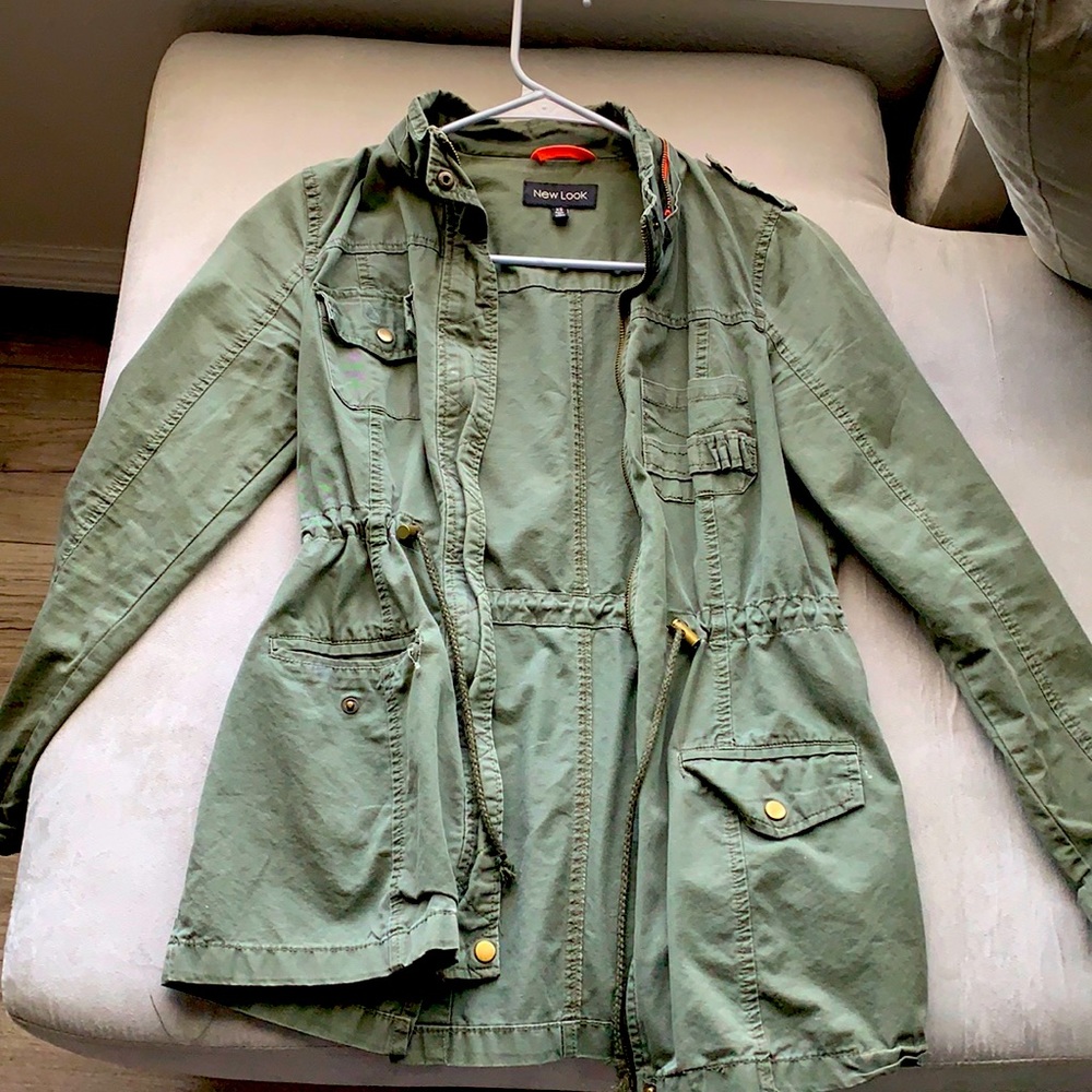 Forest green coat